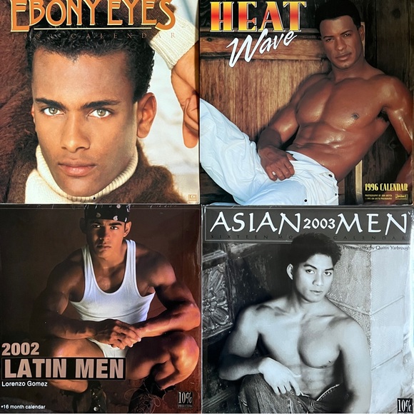 Vintage Male Calendars - Picture 1 of 10
